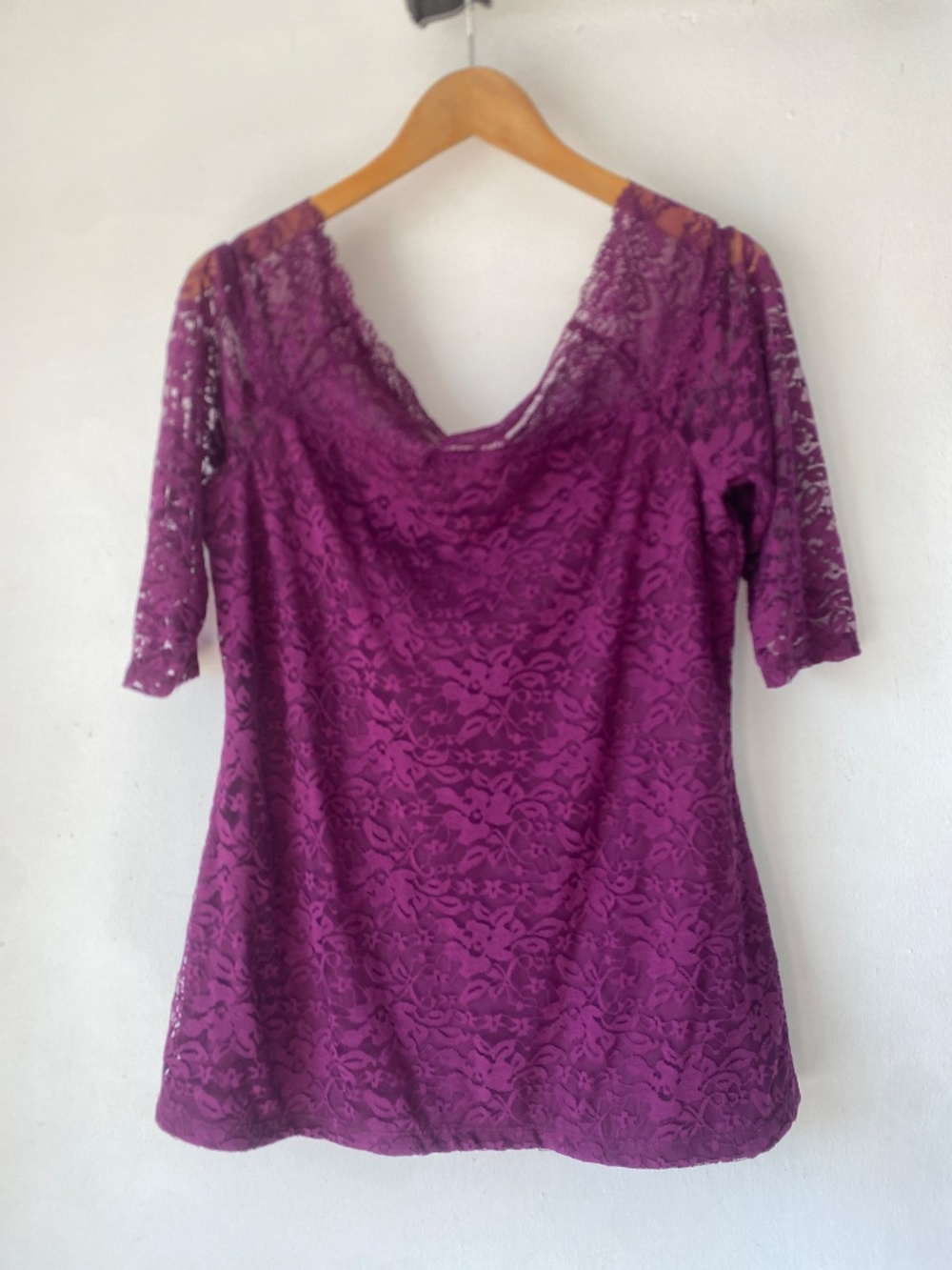 Torrid 1X  Floral Lace Top - Picture 3 of 9